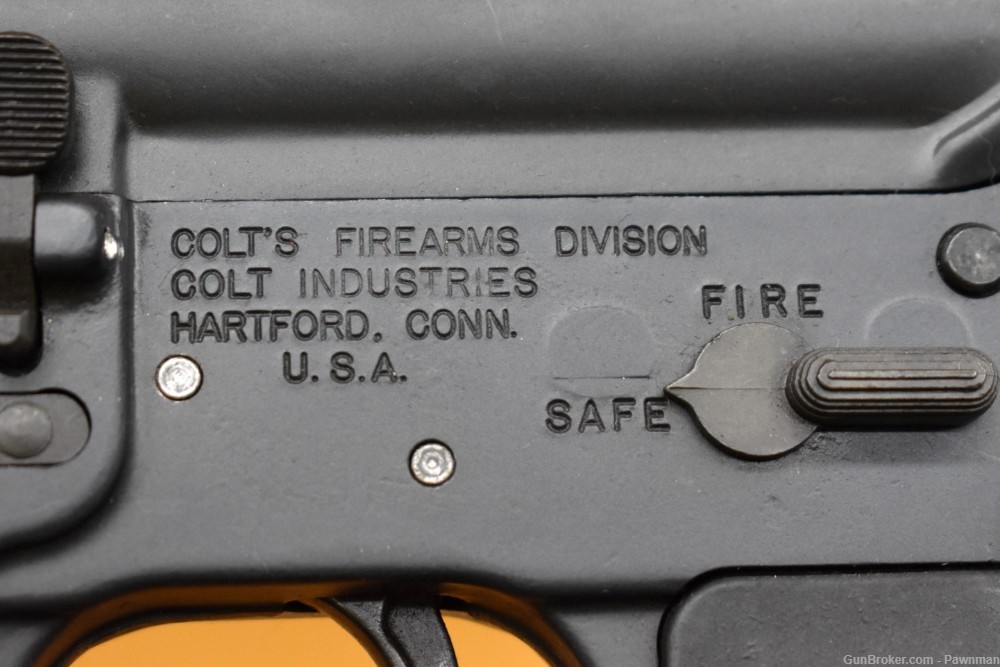 Pre-Ban Colt AR-15 Model SP1 in .223 made 1978 w/Colt scope-img-8