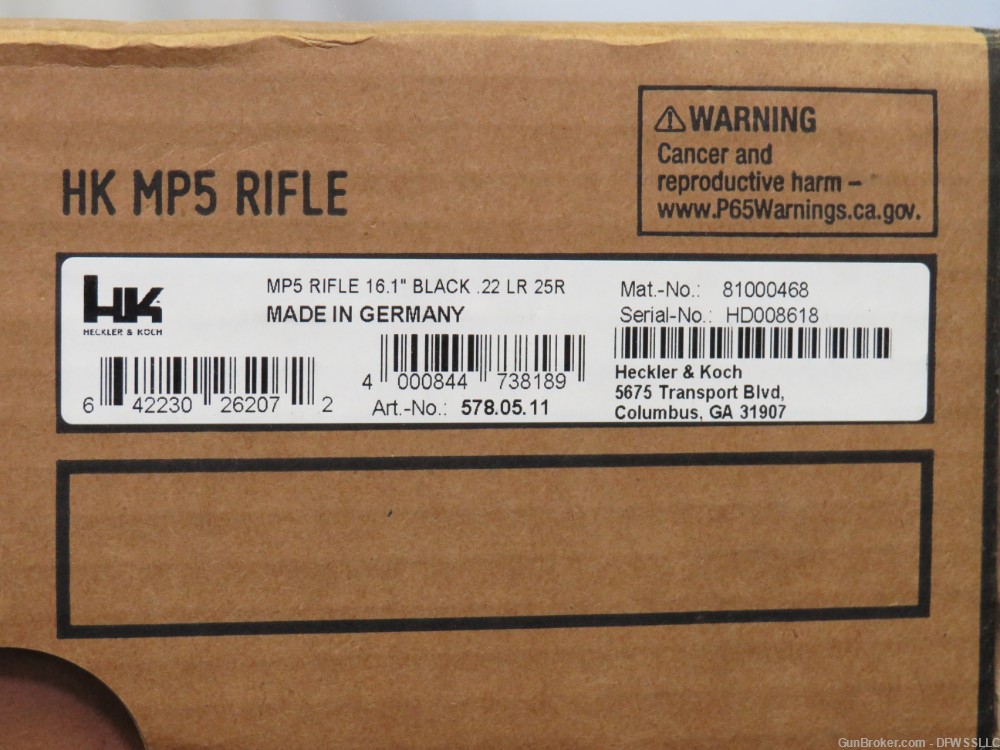 PENNY! HK (HECKLER & KOCH) UMAREX MP5-22 .22LR W/ 16.1" BARREL-img-23