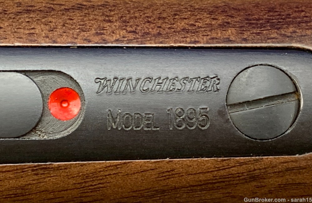 WINCHESTER 1895 LEVER FACTORY ENGRAVED .30-06 SPRINGFIELD DELUXE WOOD -img-11