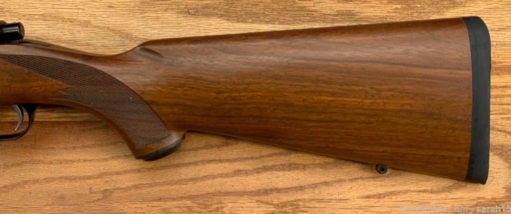 RUGER M77 MARK II BOLT ACTION QUITE RARE .338 WIN MAG CHECKERED WOOD STOCK-img-4