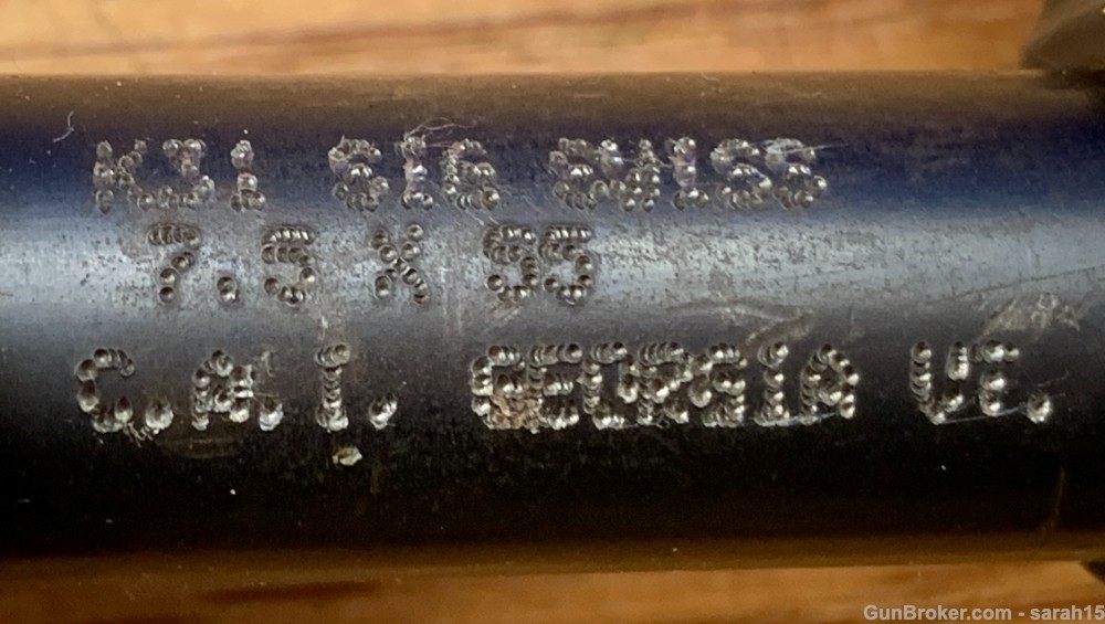 WWII ERA SWISS K31 STRAIGHT PULL 7.5x55mm MATCHING NUMBERS W/ SCOPE RINGS -img-13