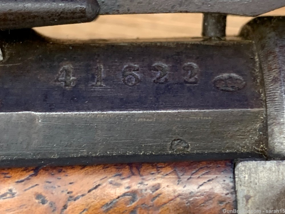 1882-1889 MFD ANTIQUE SWISS M.78 M1878 ZETTERLI BOLT ACTION .41 RIMFIRE -img-11