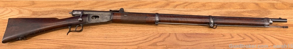 1882-1889 MFD ANTIQUE SWISS M.78 M1878 ZETTERLI BOLT ACTION .41 RIMFIRE -img-2