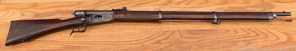 1882-1889 MFD ANTIQUE SWISS M.78 M1878 ZETTERLI BOLT ACTION .41 RIMFIRE -img-14