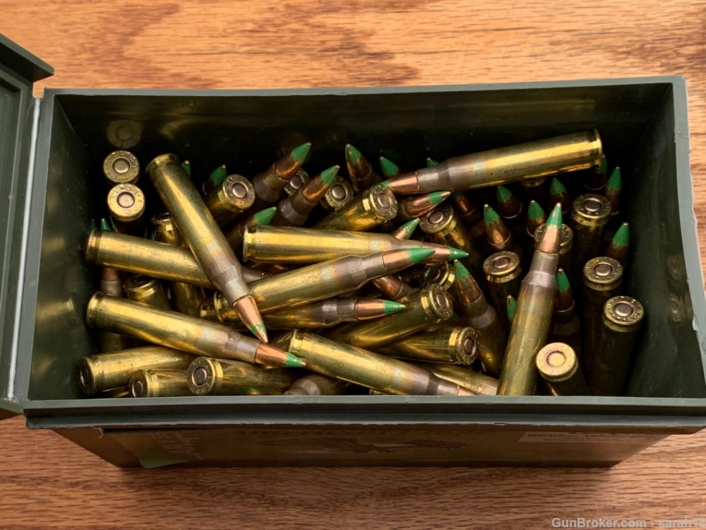 10 BOXES 1,110 RDS AMERICAN EAGLE 5.56 NATO 62 GRAIN GREEN TIP AMMUNITION -img-3
