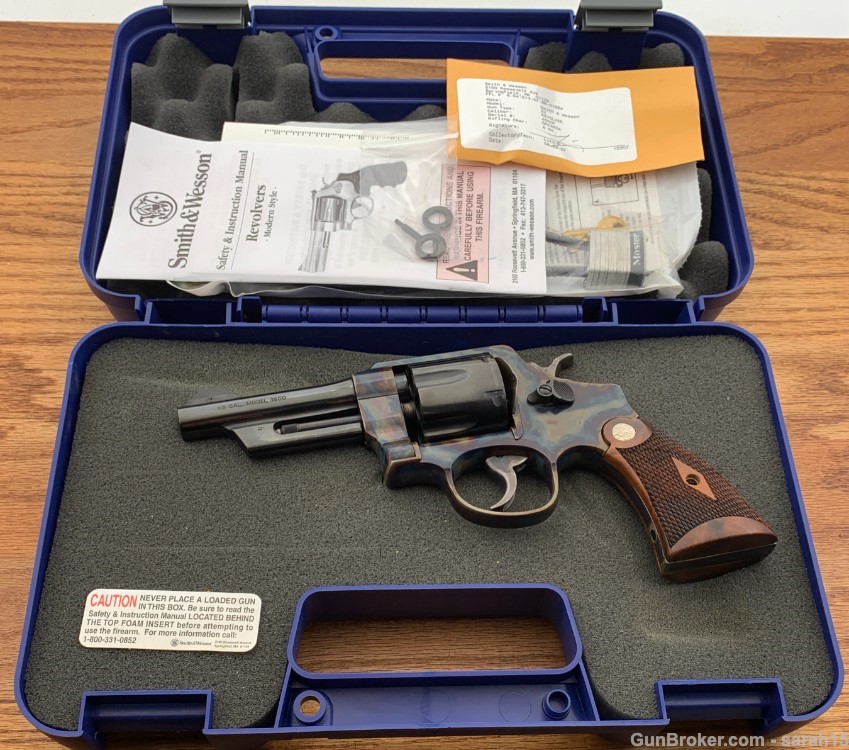 S&W 4" FACTORY CCH / BLUE LEW HORTON MODEL 22-4 .45 ACP ORIG BOX & PAPERS -img-24