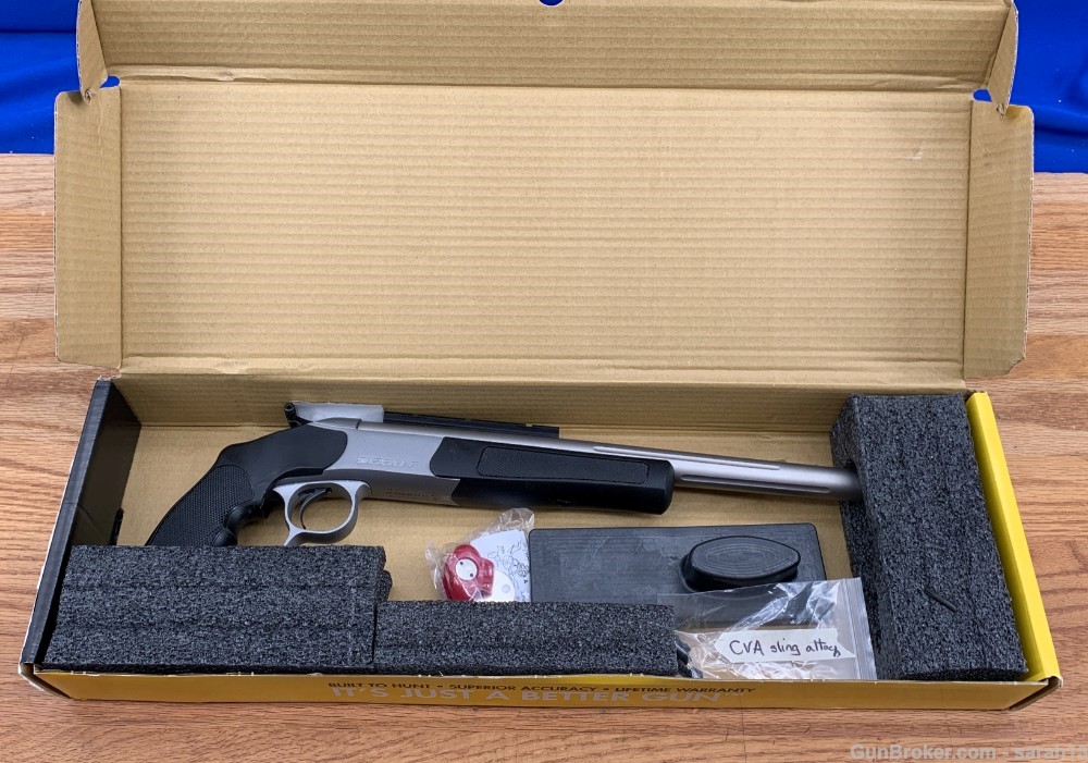 CONNECTICUT VALLEY ARMS - CVA SCOUT PISTOL SS FLUTED ORIG BOX 6.5 GRENDEL-img-0