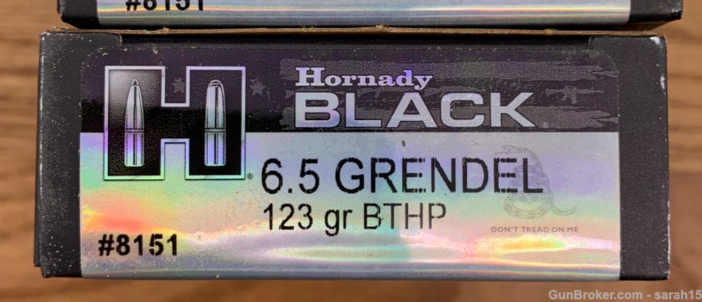 35 BOXES 700 ROUNDS 6.5 GRENDEL MATCH TARGET HORNADY BLACK & FACTORY MISC-img-17