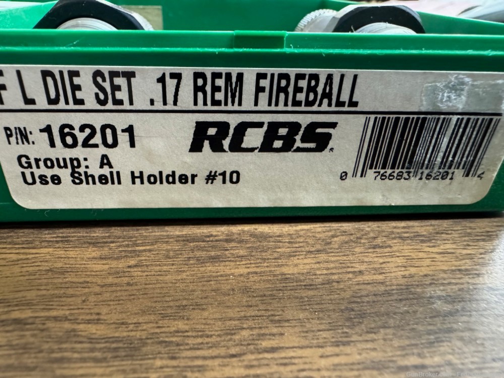 RCBS .17 Remington Fireball Full Length Die Set 16201-img-1