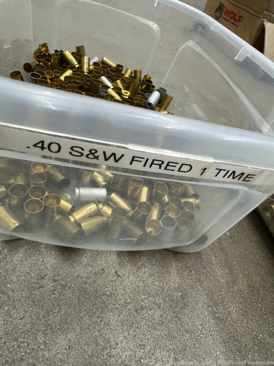 BRASS! 40 S&W, 9mm, .223/5.56, .45 ACP, 500 S&W MAG, PENNY START NO RESERVE-img-7