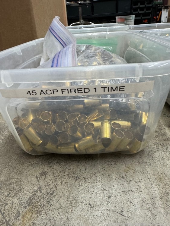 BRASS! 40 S&W, 9mm, .223/5.56, .45 ACP, 500 S&W MAG, PENNY START NO RESERVE-img-1