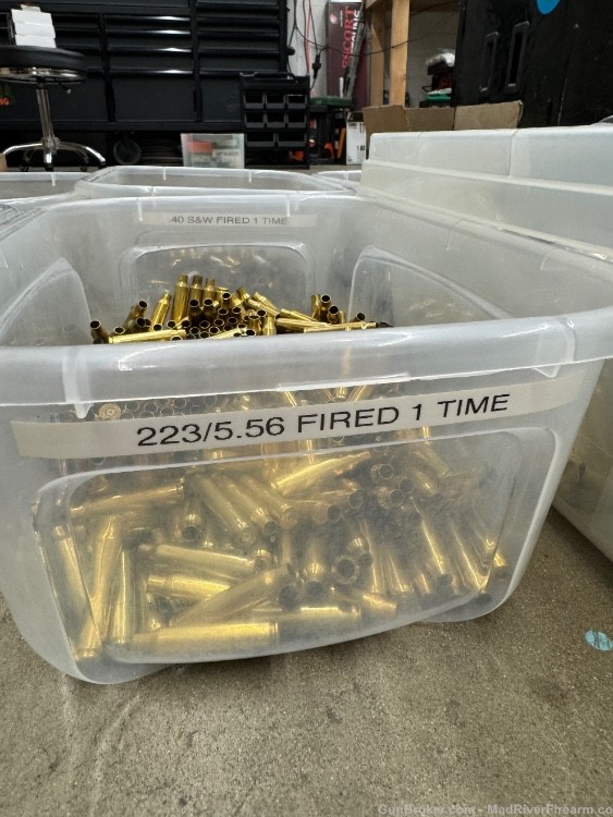 BRASS! 40 S&W, 9mm, .223/5.56, .45 ACP, 500 S&W MAG, PENNY START NO RESERVE-img-2