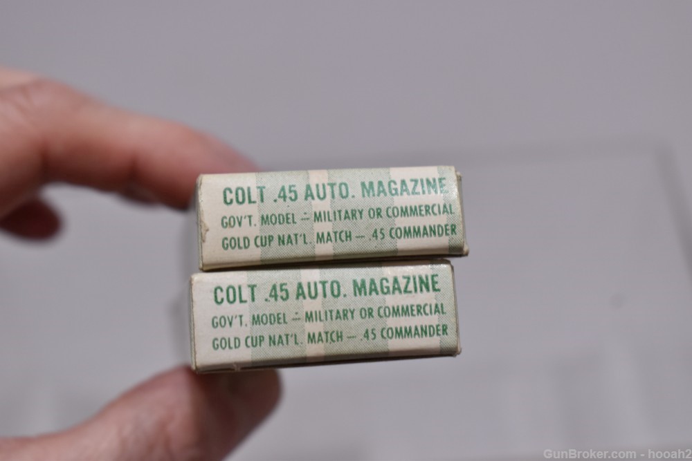 2 Unmarked Colt 7 Rd 1911 Blued Magazines w Boxes Jay Scott PLEASE READ-img-5