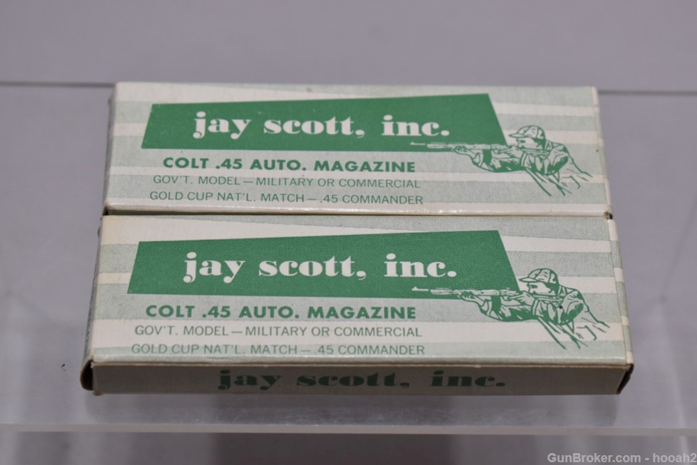 2 Unmarked Colt 7 Rd 1911 Blued Magazines w Boxes Jay Scott PLEASE READ-img-0