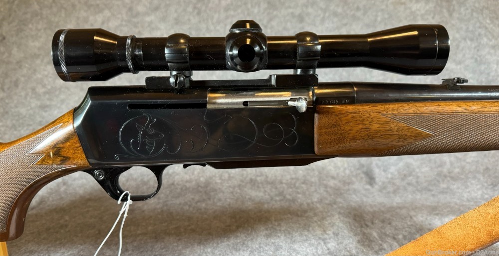Belgium Browning M9 BAR 308 Rifle - With Scope and Leather Sling-img-4