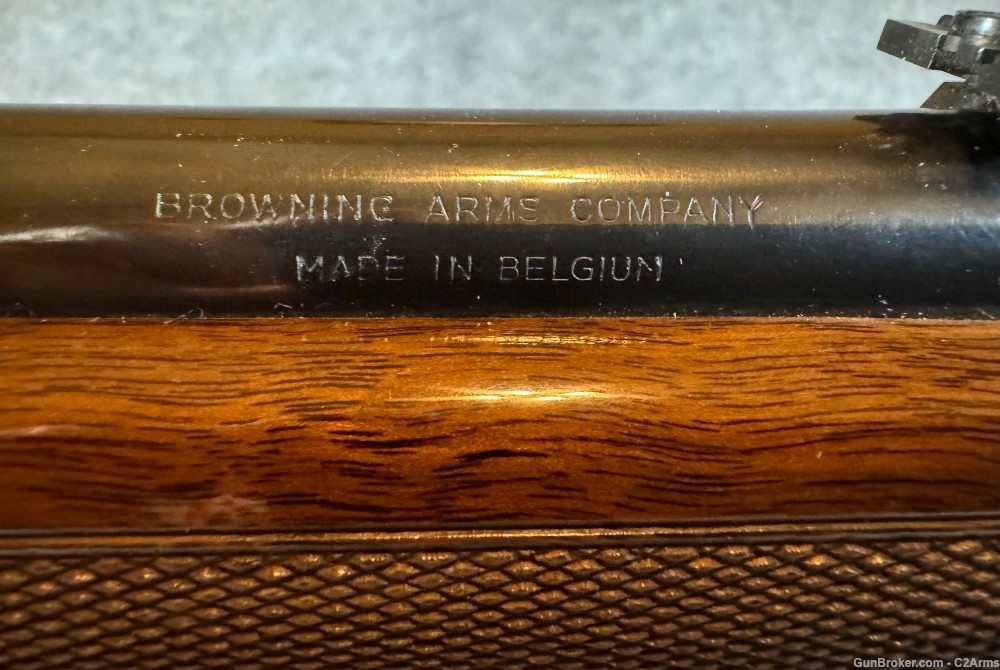 Belgium Browning M9 BAR 308 Rifle - With Scope and Leather Sling-img-14