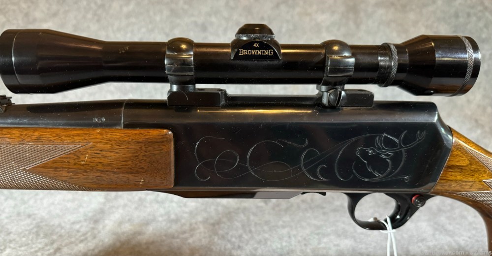 Belgium Browning M9 BAR 308 Rifle - With Scope and Leather Sling-img-15