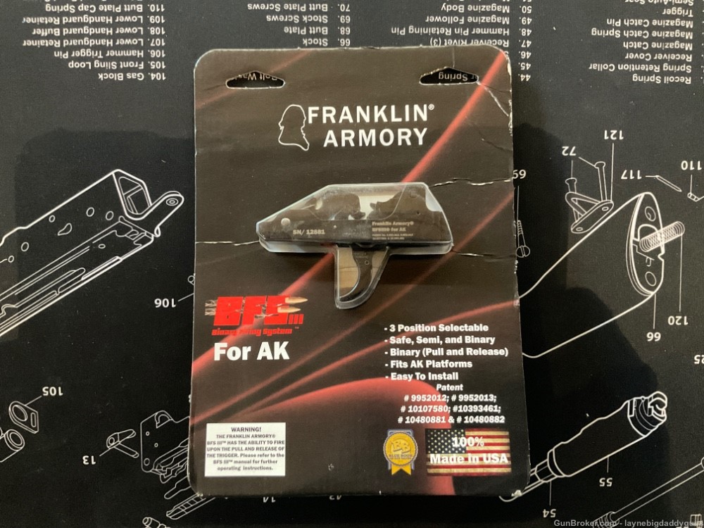 Franklin Armory BFS-III AK Binary trigger-img-0