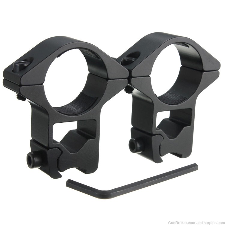 Compact Size 4x32 Scope + Ring Mounts for Ruger .22 American Rimfire Rifle-img-4