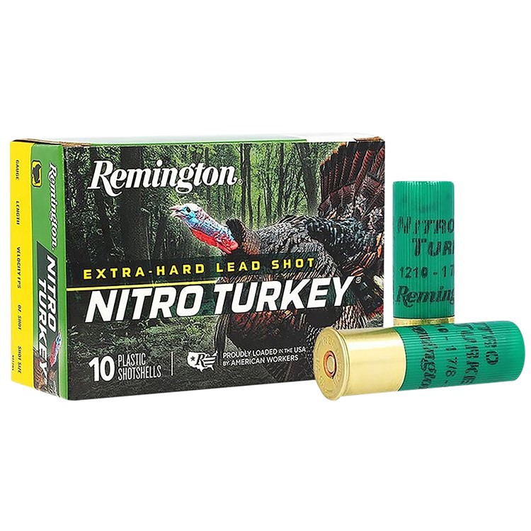 Remington Ammunition Nitro Turkey 12 Gauge 3.5 2 oz 5 Shot 10/Box 26708-img-1