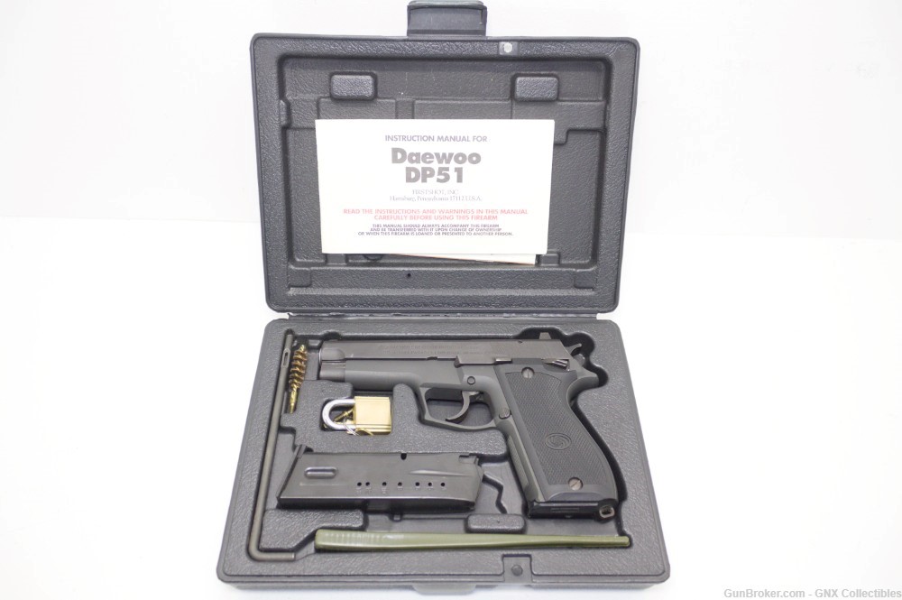 VERY COOL Daewoo DP51 9mm In-Box - Great Condition! PENNY START!-img-1