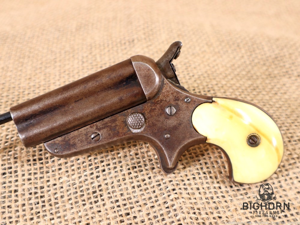 C. Sharps & Co. Model 4B, Breech-Loading 4-Shot Pepperbox Pistol *1859-1874-img-1