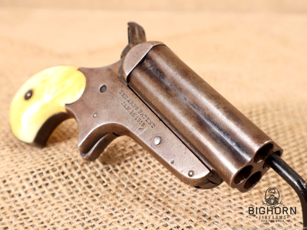 C. Sharps & Co. Model 4B, Breech-Loading 4-Shot Pepperbox Pistol *1859-1874-img-3
