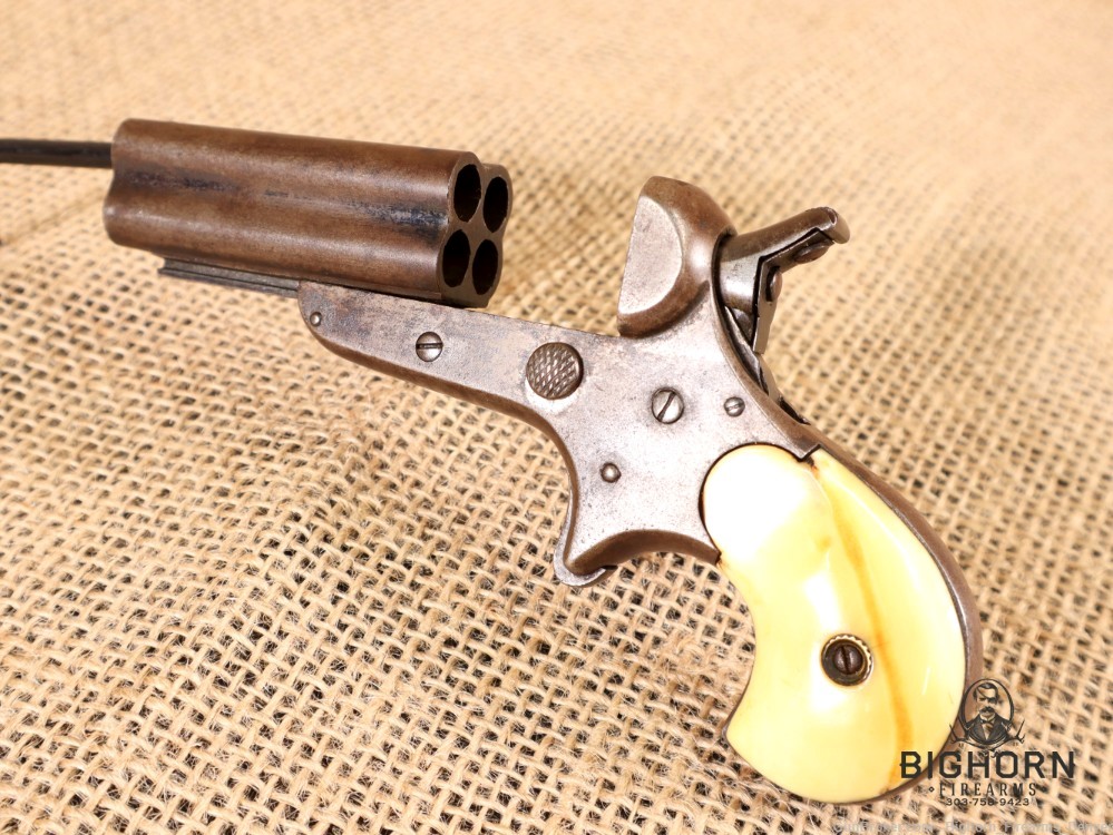C. Sharps & Co. Model 4B, Breech-Loading 4-Shot Pepperbox Pistol *1859-1874-img-12