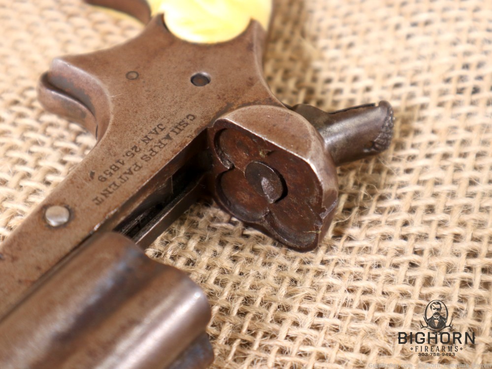 C. Sharps & Co. Model 4B, Breech-Loading 4-Shot Pepperbox Pistol *1859-1874-img-15