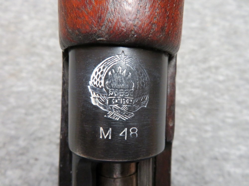 YUGOSLAVIAN M48 MAUSER RIFLE-NICE CREST-MATCHING-img-6