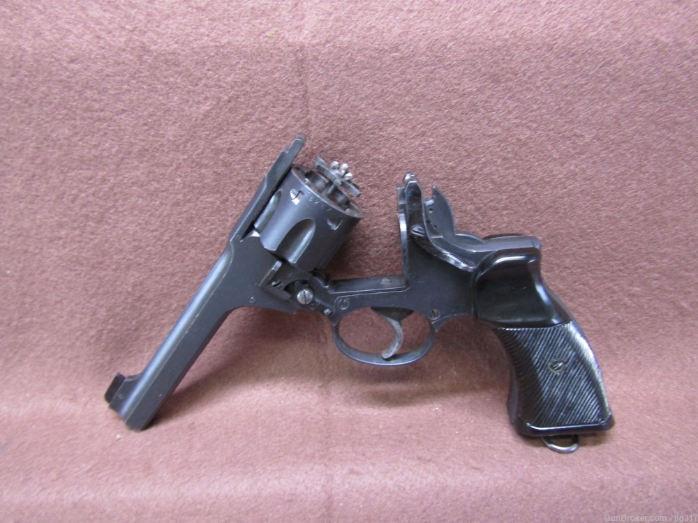 Enfield Webley No 2 M 1 Tankers Revolver 38 S&W 6 Shot Double Action-img-13