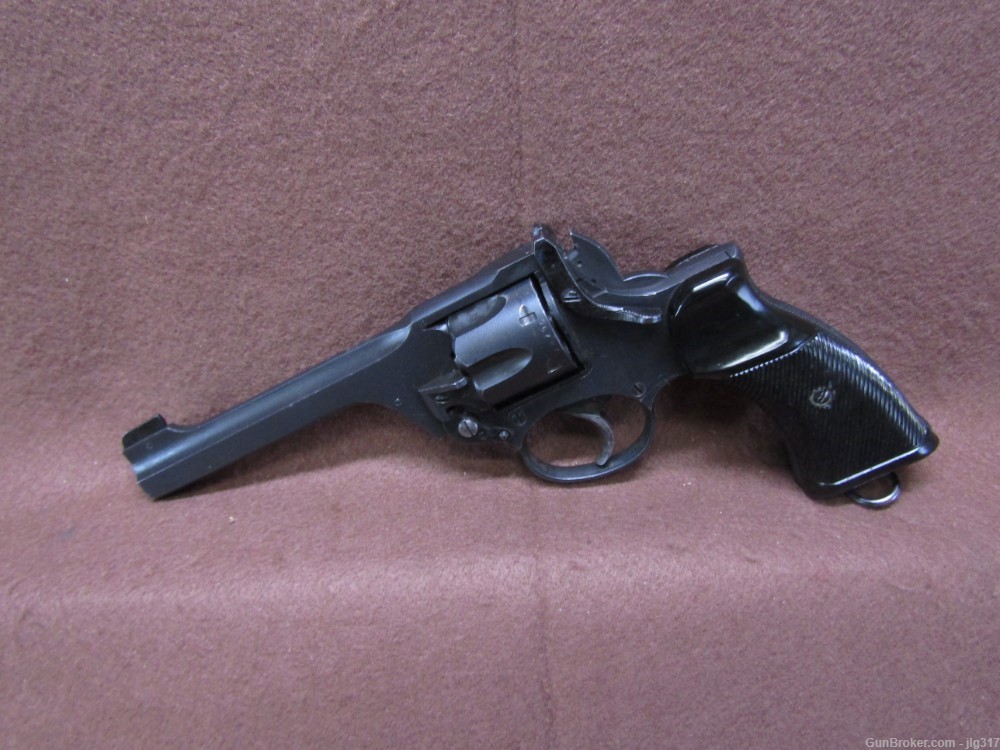 Enfield Webley No 2 M 1 Tankers Revolver 38 S&W 6 Shot Double Action-img-7