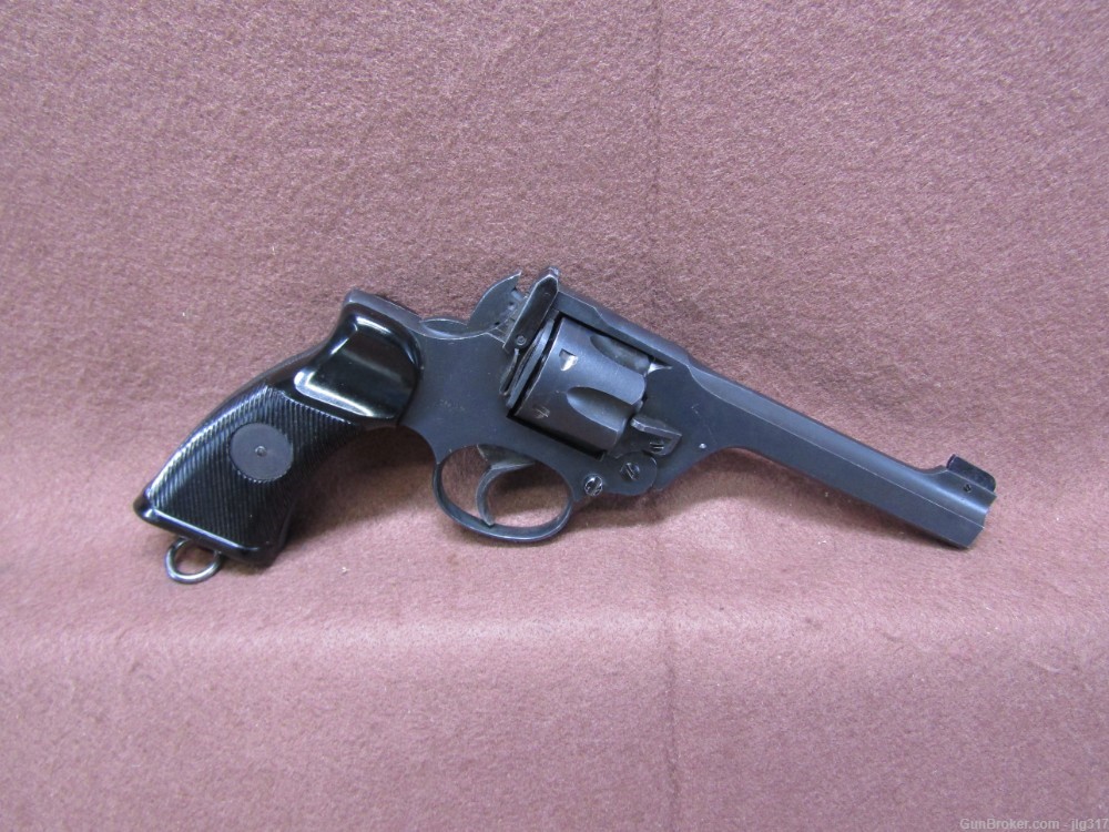 Enfield Webley No 2 M 1 Tankers Revolver 38 S&W 6 Shot Double Action-img-0