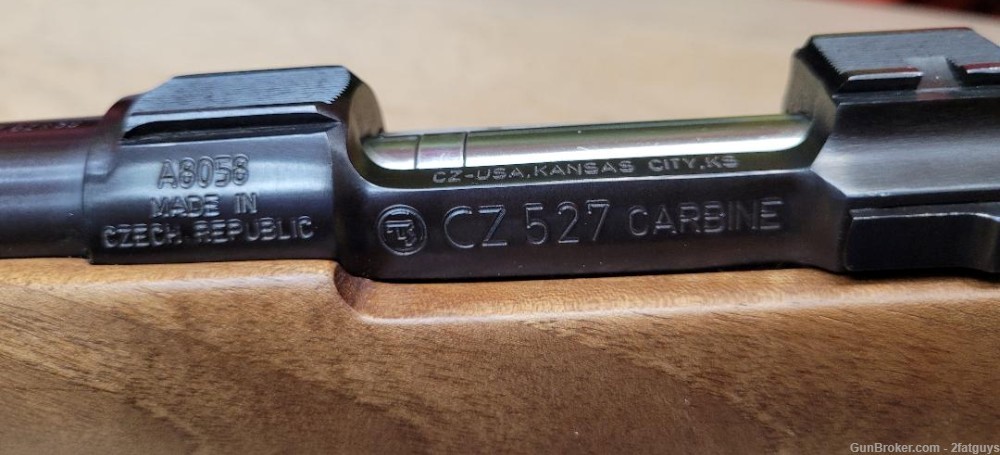 CZ-USA CZ 527 CARBINE 7.62X39  18.5" BARREL - BEAUTIFUL SHAPE AND WOOD -img-10