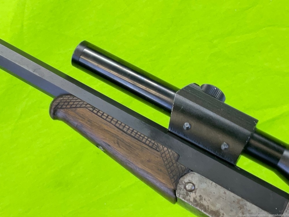 German Tip Up Centerfire Target Pistol 22 Winchester WCF Pre War WWI C&R-img-13