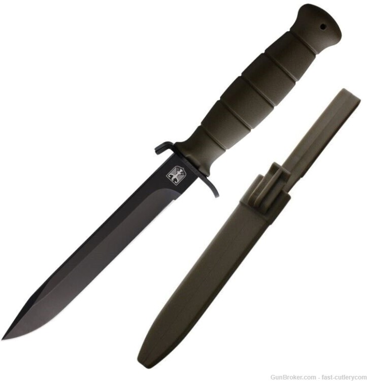 Bundeswehr MI320 Military Combat fixed blade field knife Free Gift-img-3