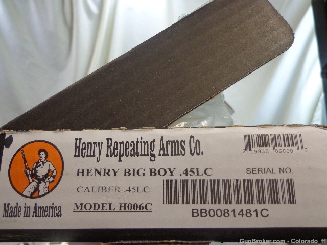Henry  Big Boy, 45LC octagonal H006 - Unfired/unmolested, As new in box!-img-1
