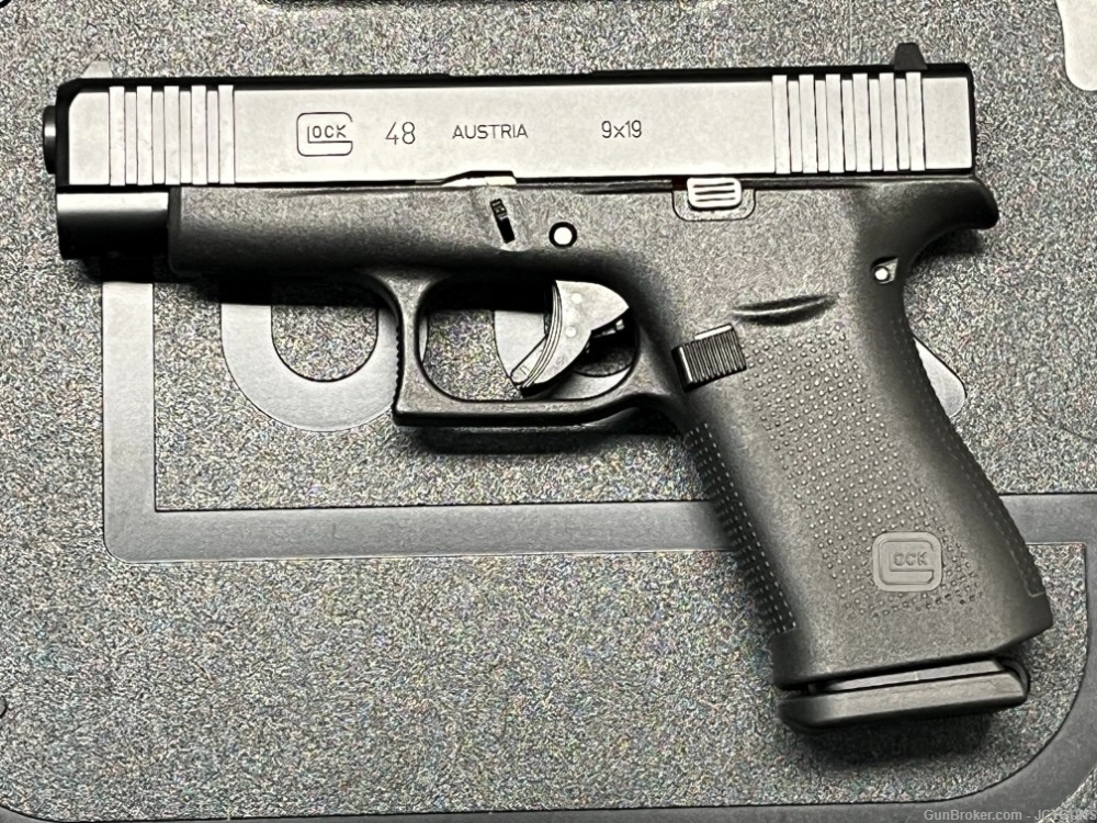 Glock, 48, Striker Fired, Semi-automatic Compact, 9MM, 4.17", NO CC FEES-img-1