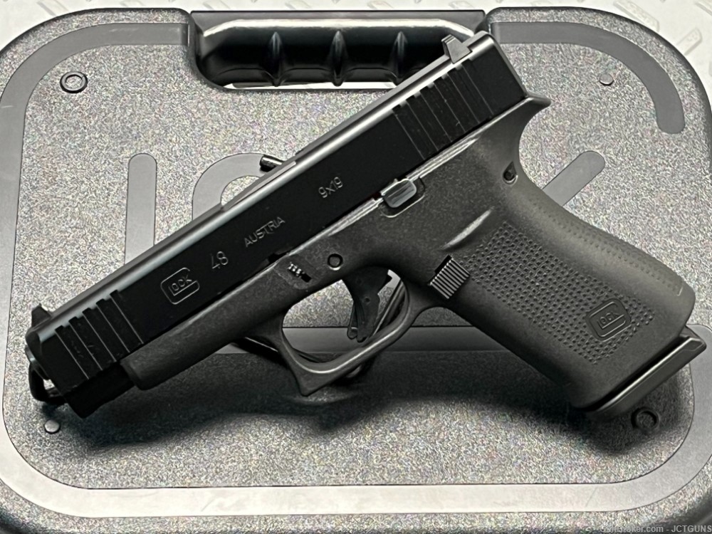 Glock, 48, Striker Fired, Semi-automatic Compact, 9MM, 4.17", NO CC FEES-img-0