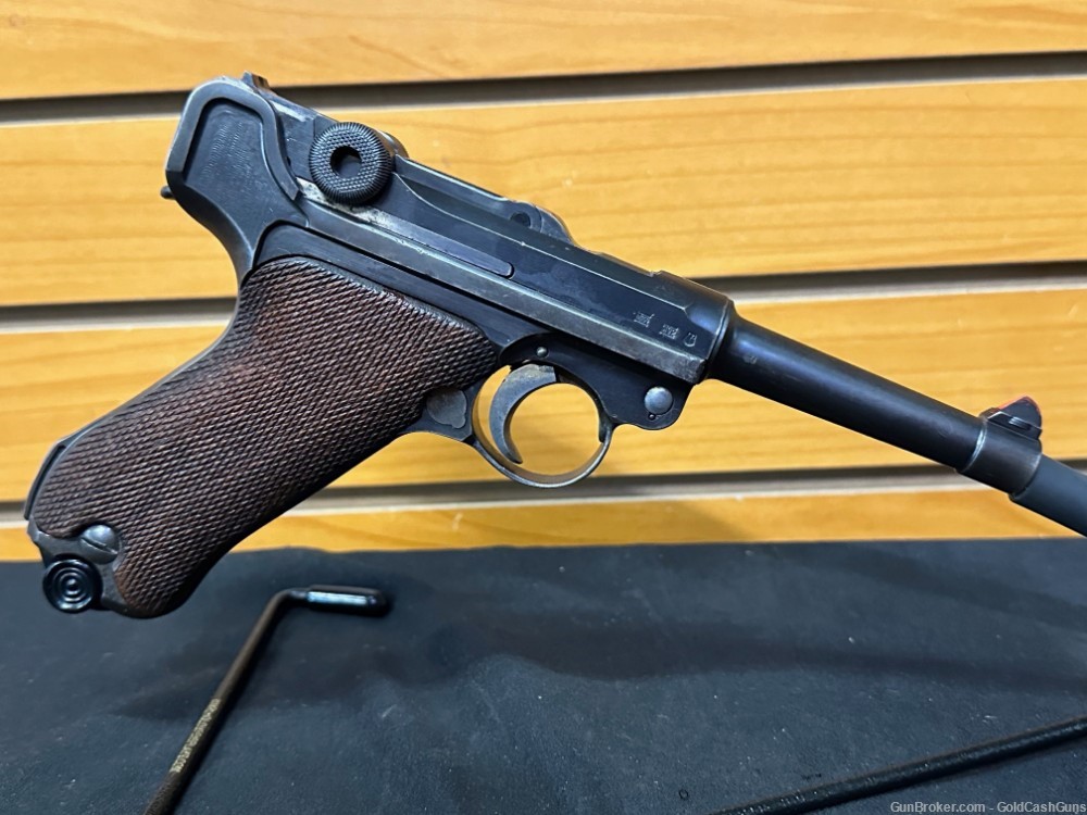 1935 Mauser Luger P-08 4" 9mm 8-round Magazine All Matching SerialsHolster-img-8