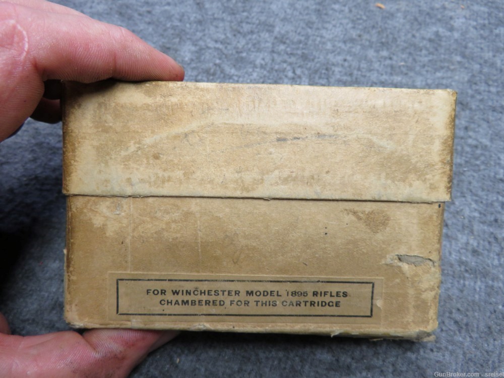 VINTAGE BOX WINCHESTER .30 GOVERNMENT MODEL OF 1903 (.30-03) AMMO-RARE-img-2