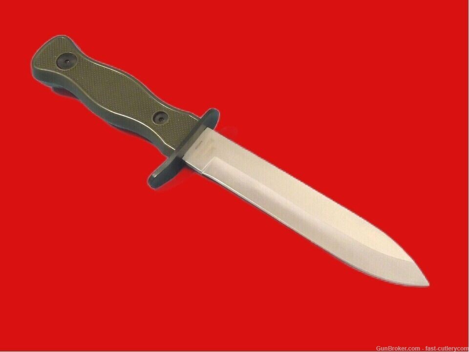 Bundeswehr OD Military Combat fixed blade field knife 10 3/8 FREE Gift-img-3