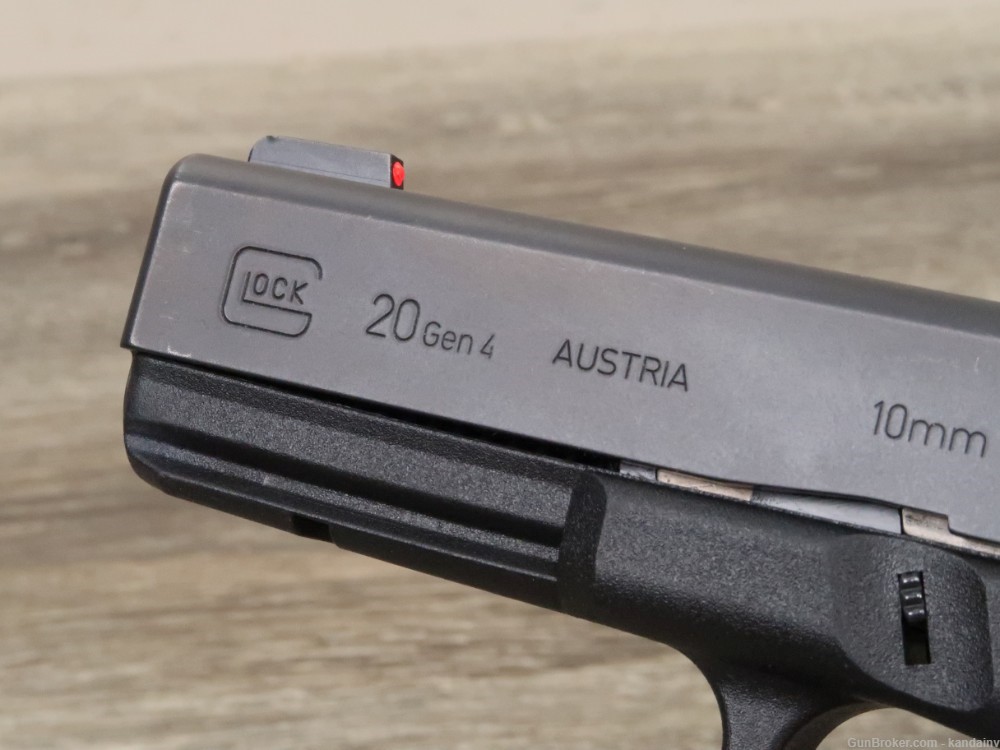Glock Model 20 10mm Gen 4 4-3/4" w/Case-img-13