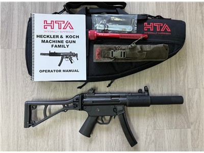 HTA/HITEC MP5KSD SBR 9mm, and HTA 9” Suppressor MP5SD