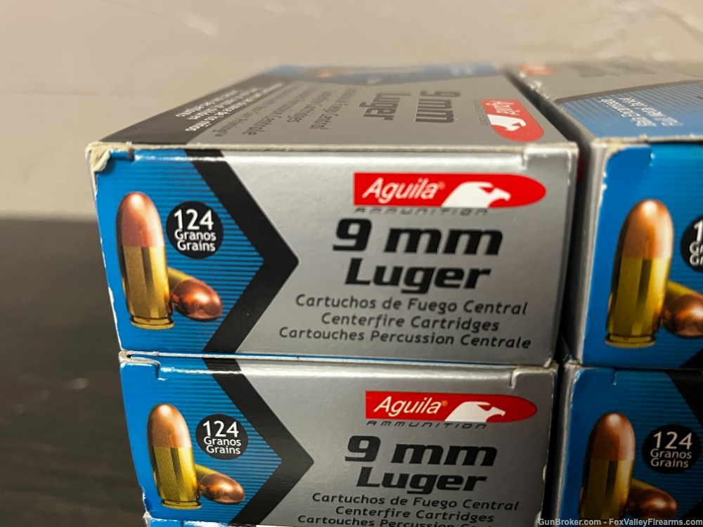Aguila 124 grain 9 mm 400 rounds $1 NO RESERVE-img-1