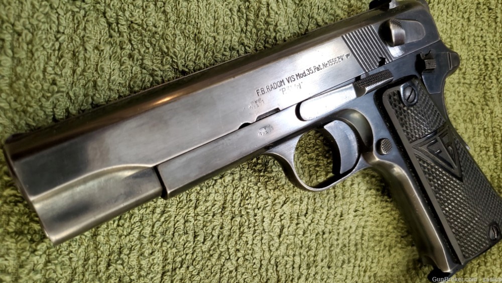 Radom P35 semi-automatic pistol, Serial number CO537. It has a 4 ½” barrel.-img-8