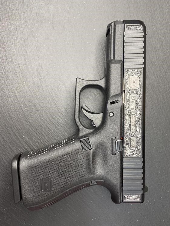 Glock 19 Gen 5 REGAL Custom Engraved G19 by Altamont-img-0