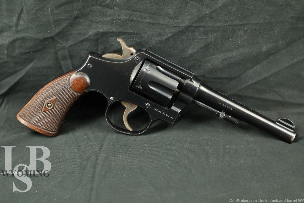 Smith & Wesson S&W .32-20 Hand Ejector Model 1905 4th Change Revolver, C&R-img-0