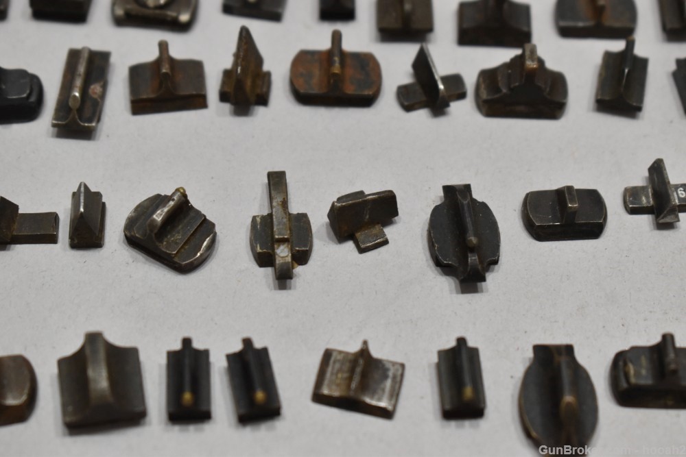 Huge Lot Approx 245 Pcs Unknown Dovetail Front Sights READ-img-13