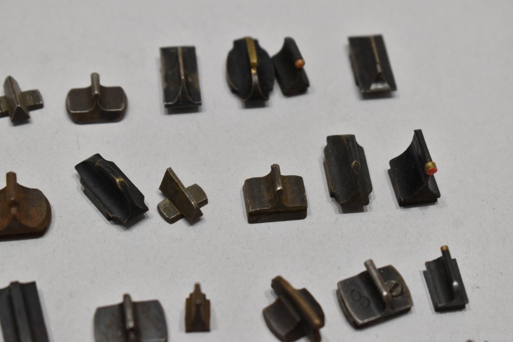 Huge Lot Approx 245 Pcs Unknown Dovetail Front Sights READ-img-5